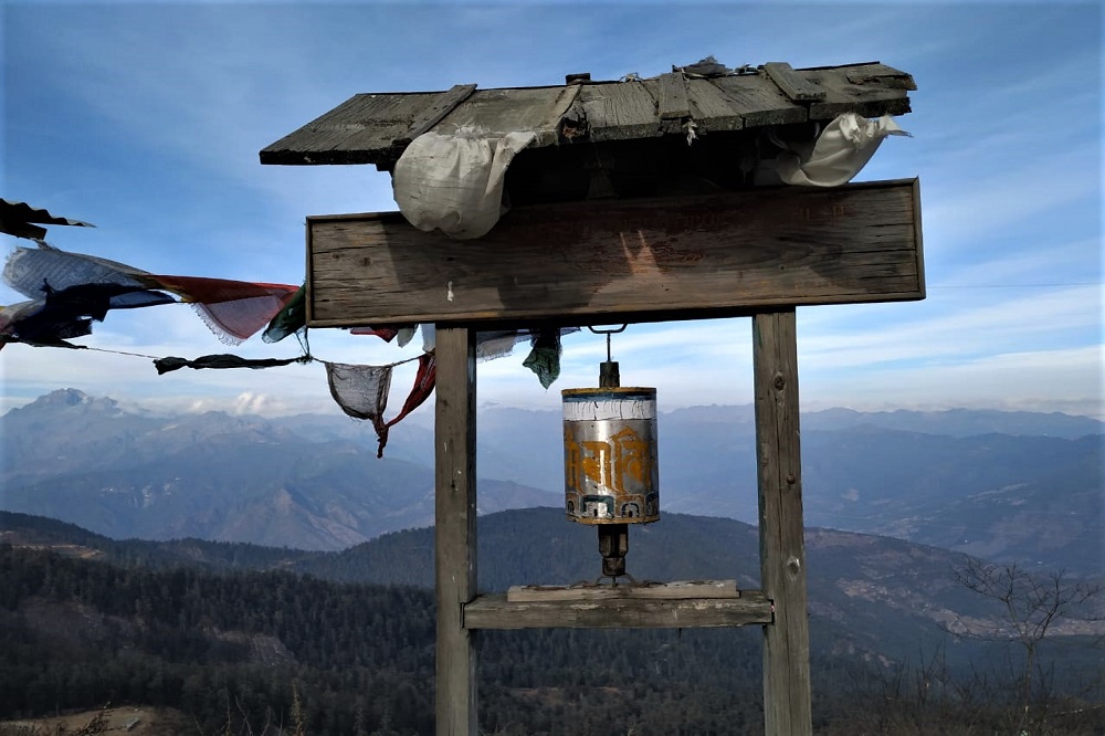 Bumthang Owl Trek - Prayer wheel